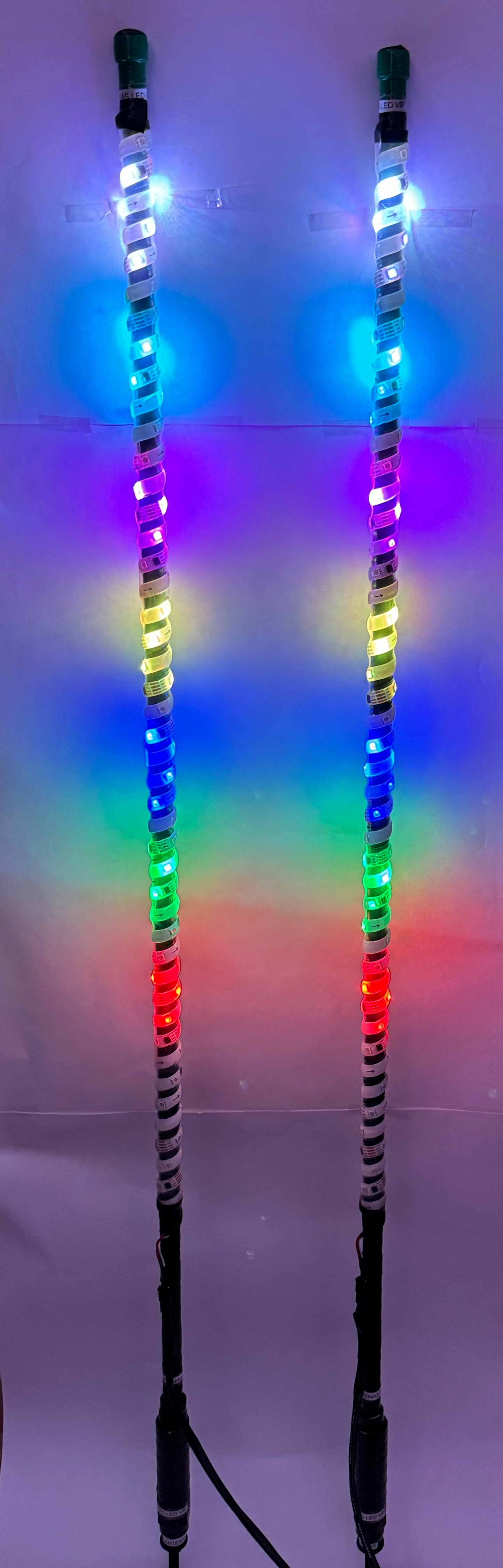 🔥🚨PROMOCION 🚨🔥Par de Antenas led💎DIAMOND💎 1.20M